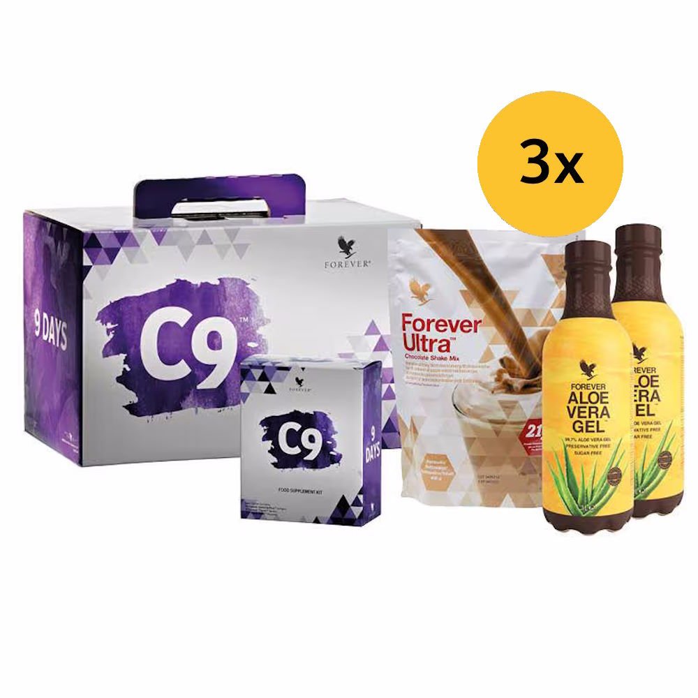 Forever Clean 9 - Chocolate (3er Sparset) - my - aloe24.shop - Forever Living