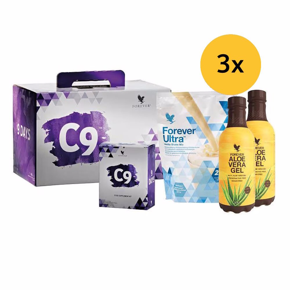 Forever Clean 9 - Vanilla (3er Sparset) - my - aloe24.shop - Forever Living