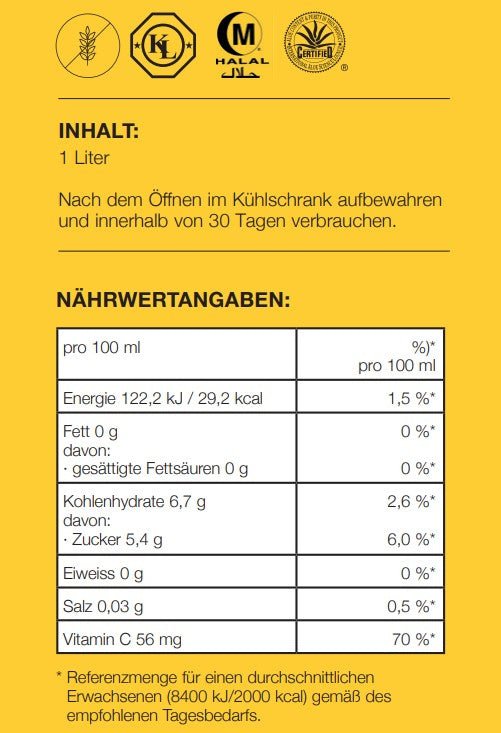 Forever Aloe Mango - 1 Liter - my - aloe24.shop - Forever Living