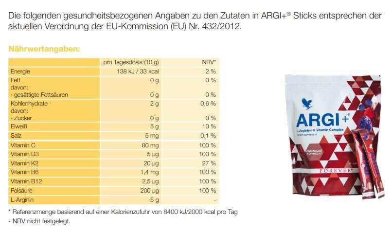 Forever ARGI+ Sticks - my - aloe24.shop - Forever Living