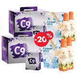 Forever CLEAN 9 (C9) - Peaches Vanilla - Doppelpack - my - aloe24.shop - Forever Living