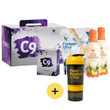 Forever CLEAN 9 (C9) - Peaches Vanilla + Shaker - my-aloe24.shop - Forever Living