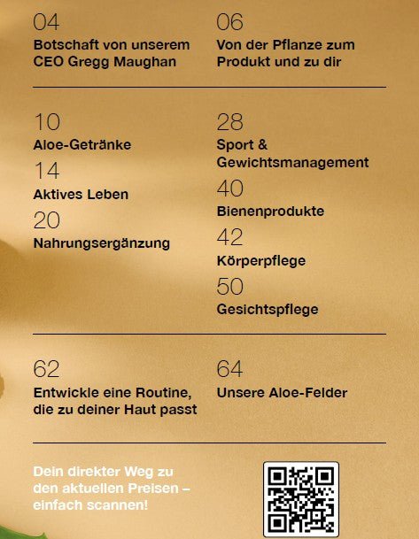Forever Produktkatalog 2025 - GRATIS - my - aloe24.shop - Forever Living