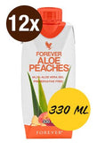 Forever Aloe Peaches - 330ml (12er Set) - my-aloe24.shop