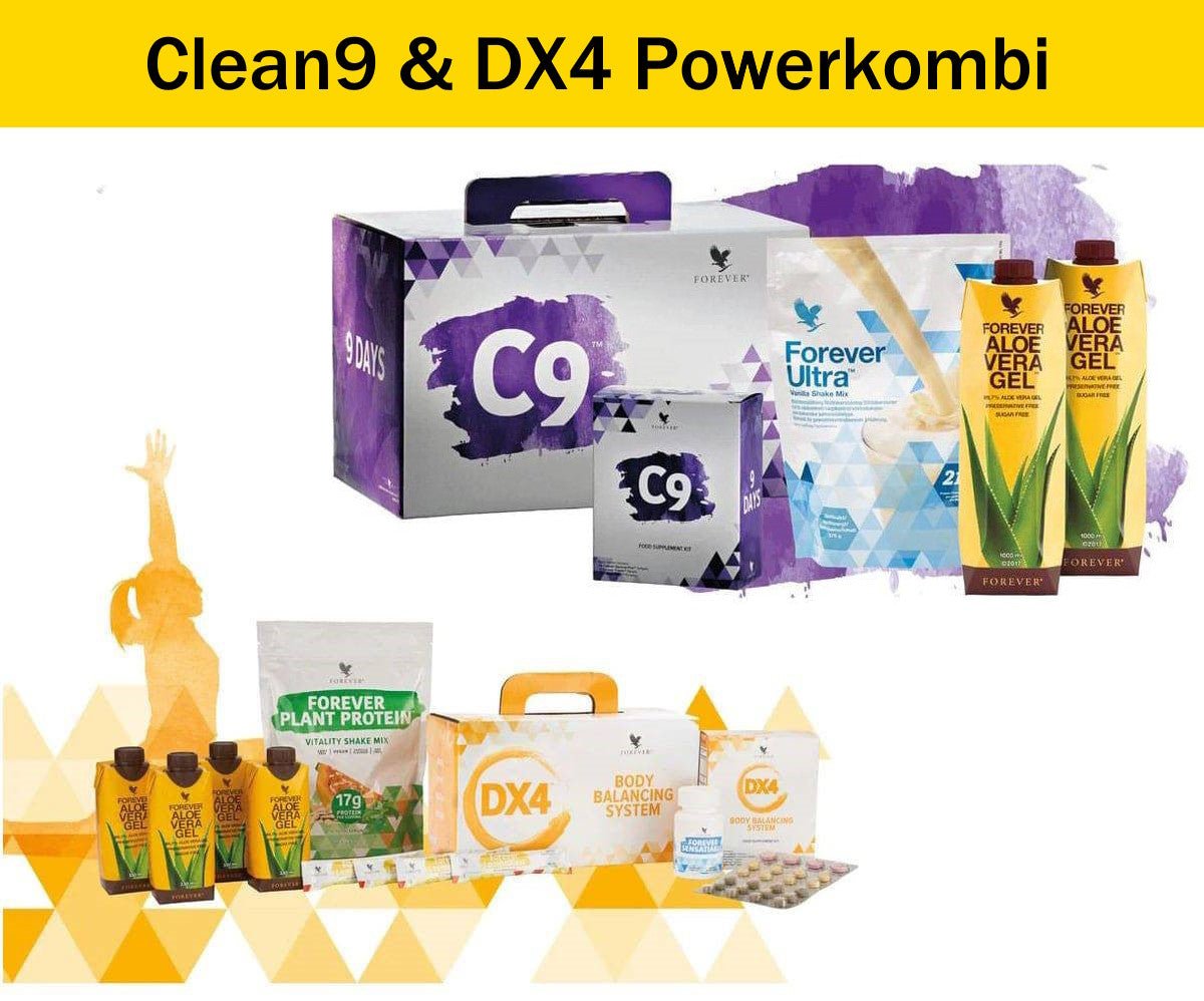 FOREVER DX4 / CLEAN 9 - Powerkombi - my-aloe24.shop